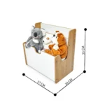 Crane Boekenkast Naturel - Afbeelding 9