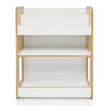 Seagull boekenrek met 3 niveaus medium van natuurhout en wit | 4-6 jaar - galeriefoto 3 | Cozy Collections