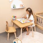 Tafelset met 2 stoeltjes hert van natuurhout | Design Hert - galeriefoto 2 | Cozy Collections