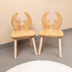 Tafelset met 2 stoeltjes hert van natuurhout | Design Hert - galeriefoto 4 | Cozy Collections