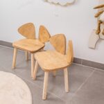 Tafelset met 2 stoeltjes met hondenoren van natuurhout | Design Puppy - galeriefoto 4 | Cozy Collections