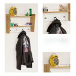 Kinderwandrek met haken | Montessori Crane van natuurhout en wit - galeriefoto 2 | Cozy Collections