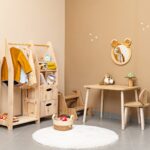 Decoratieve wandspiegel beer van natuurhout voor de kinderkamer - galeriefoto 4 | Cozy Collections
