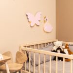 LED-wandlamp set prinses zwaan & vlinder van handgeschilderd hout - galeriefoto 4 | Cozy Collections