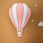Veilleuse Murale LED Montgolfière Cappadoce en Bois Peint à la Main | Cozy Collections
