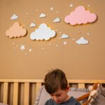 Veilleuse Nuage Personnalisée Murale LED avec Prénom | Veilleuse LED bois