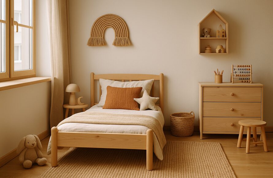 Kinderkamer in Scandinavische stijl