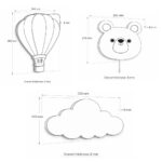 LED-wandlamp beer van handgeschilderd hout | Kawaii design - Afbeelding 7