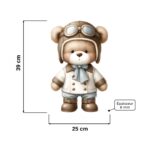 Veilleuse Murale Ours Aviateur LED | Décoration Chambre Enfant | Cozy Collections