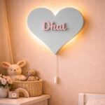 Veilleuse Murale Cœur LED Personnalisable Prénom | Cozy Collections