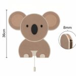 Veilleuse Murale Koala LED Bois Multi-Couches | Chambre Bébé | Cozy Collections