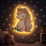 Veilleuse Murale Licorne Kawaii LED | Décoration Chambre Fille | Cozy Collections