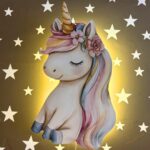 Veilleuse Murale Licorne Kawaii LED | Décoration Chambre Fille | Cozy Collections