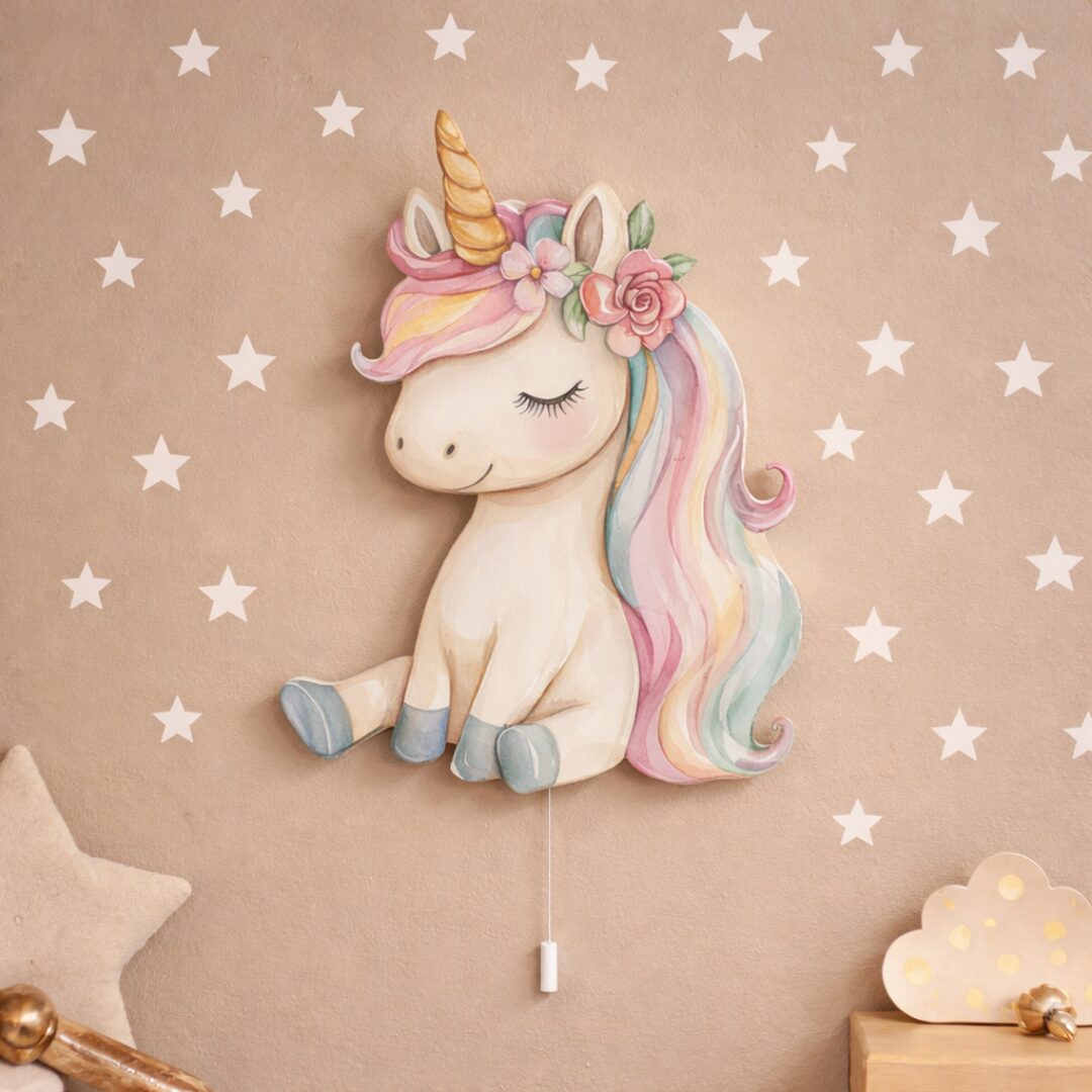 Veilleuse Murale Licorne Kawaii LED | Décoration Chambre Fille Veilleuse Murale Licorne Kawaii LED | Décoration Chambre Fille | Cozy Collections