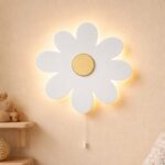 Veilleuse Murale Marguerite LED Bois | Décoration Chambre Fille | Cozy Collections