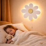 Veilleuse Murale Marguerite LED Bois | Décoration Chambre Fille | Cozy Collections