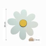 Veilleuse Murale Marguerite LED Bois | Décoration Chambre Fille | Cozy Collections