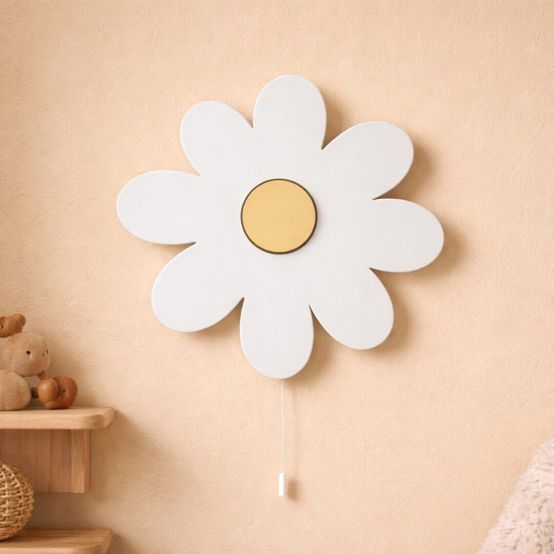 Veilleuse Murale Marguerite LED Bois | Décoration Chambre Fille Veilleuse Murale Marguerite LED Bois | Décoration Chambre Fille | Cozy Collections
