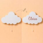 Veilleuse Nuage Personnalisée Murale LED avec Prénom | Lampe Murale Chambre Bébé et Enfant | Cozy Collections