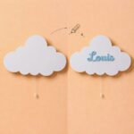 Veilleuse Nuage Personnalisée Murale LED avec Prénom | Lampe Murale Chambre Bébé et Enfant | Cozy Collections