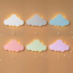 Veilleuse Nuage Personnalisée Murale LED avec Prénom | Lampe Murale Chambre Bébé et Enfant | Cozy Collections