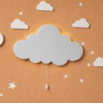 Veilleuse Nuage Personnalisée Murale LED avec Prénom | Lampe Murale Chambre Bébé et Enfant | Cozy Collections