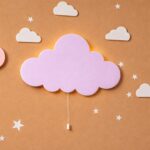 Veilleuse Nuage Personnalisée Murale LED avec Prénom | Lampe Murale Chambre Bébé et Enfant | Cozy Collections