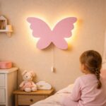 Veilleuse Murale Papillon Bois LED Silhouette | Chambre Fille | Cozy Collections