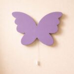 Veilleuse Murale Papillon Bois LED Silhouette | Chambre Fille | Cozy Collections
