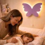 Veilleuse Murale Papillon Bois LED Silhouette | Chambre Fille | Cozy Collections