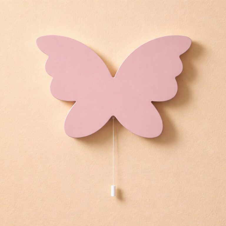 Veilleuse Murale Papillon Bois LED Silhouette | Chambre Fille | Cozy Collections