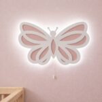 Veilleuse Murale Papillon LED Bois 2 Couches | Chambre Fille | Cozy Collections