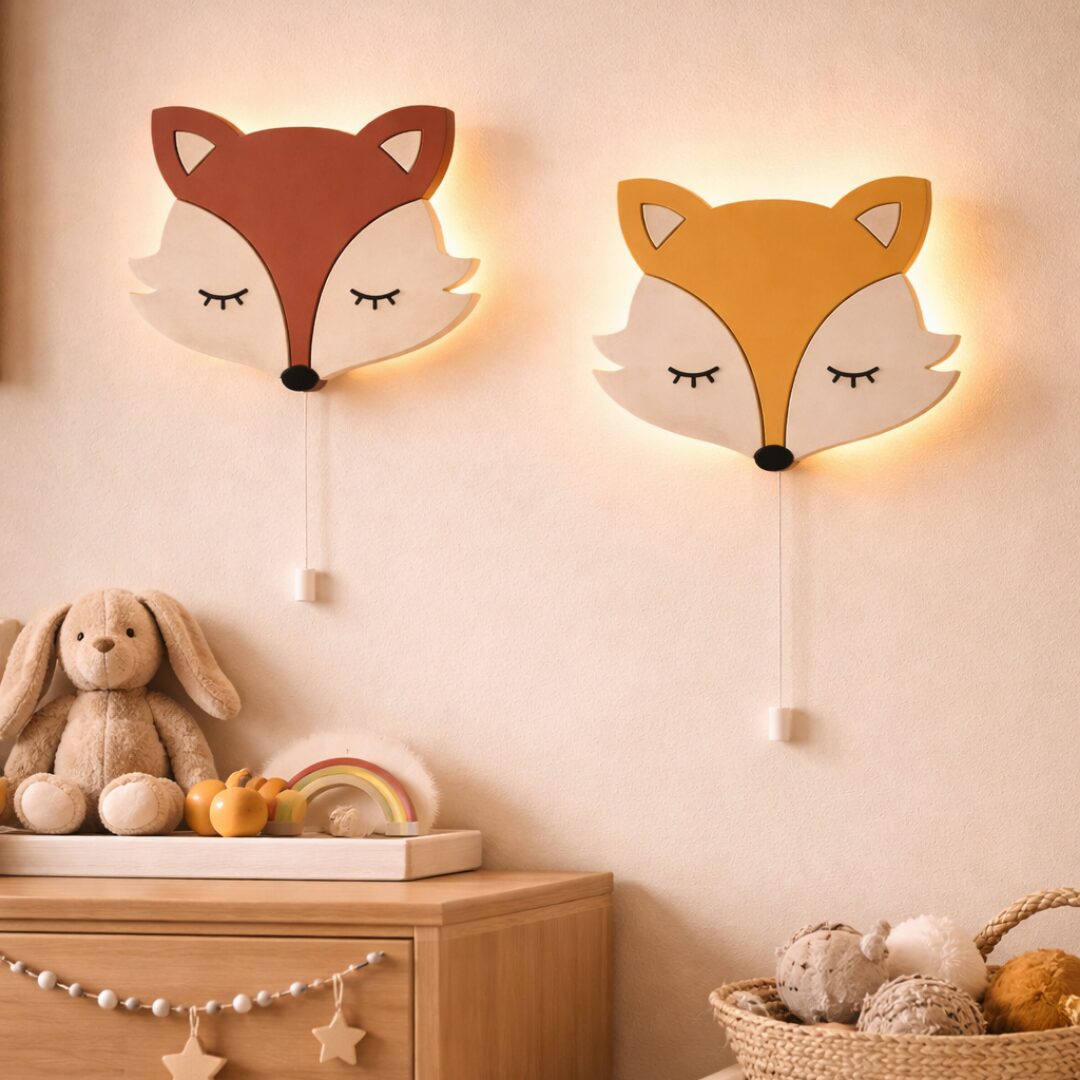 Veilleuse Murale Renard Bois LED | Chambre Bébé Enfant 2 Coloris Veilleuse Murale Renard Bois LED | Chambre Bébé Enfant 2 Coloris | Cozy Collections